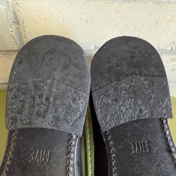 Frye Veronica Bootie distressed black leather size W 11 - Picture 8 of 10